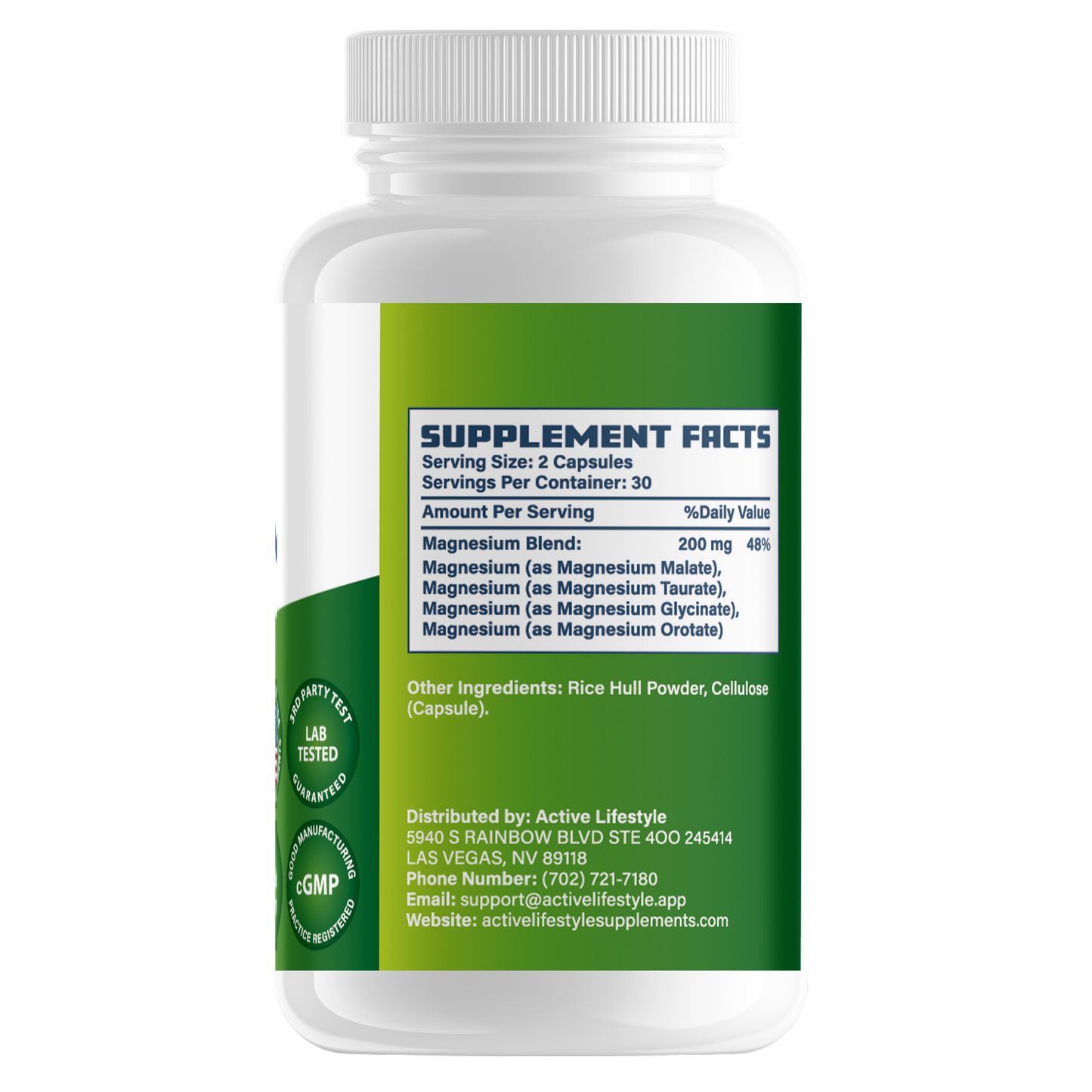 Magnesium Fusion | 4 in 1 blend of Glycinate, Malate, Taurate, Orotate | Sleep, Joints, Heart, Energy