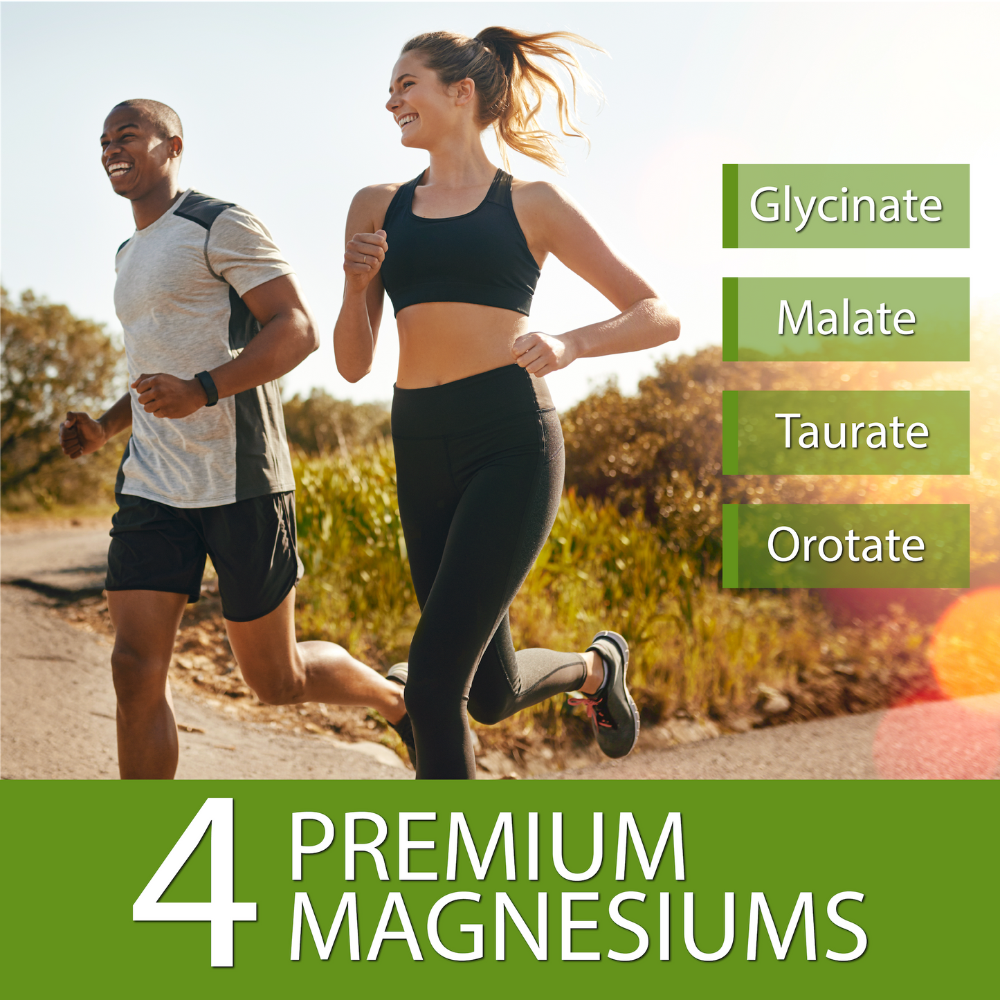 Magnesium Fusion | 4 in 1 blend of Glycinate, Malate, Taurate, Orotate | Sleep, Joints, Heart, Energy